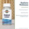 KAL Activated Charcoal Capsules, Cleansing Support, 500 mg Preferred Non-GMO Coconut-Shell Detox Formula, Vegan and Lab Verified, 25 Servings, 50 VegCaps view 3
