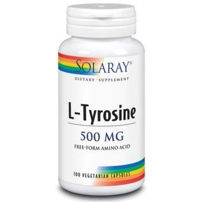 SOLARAY L-Tyrosine Supplement, 500 mg | 100 Count