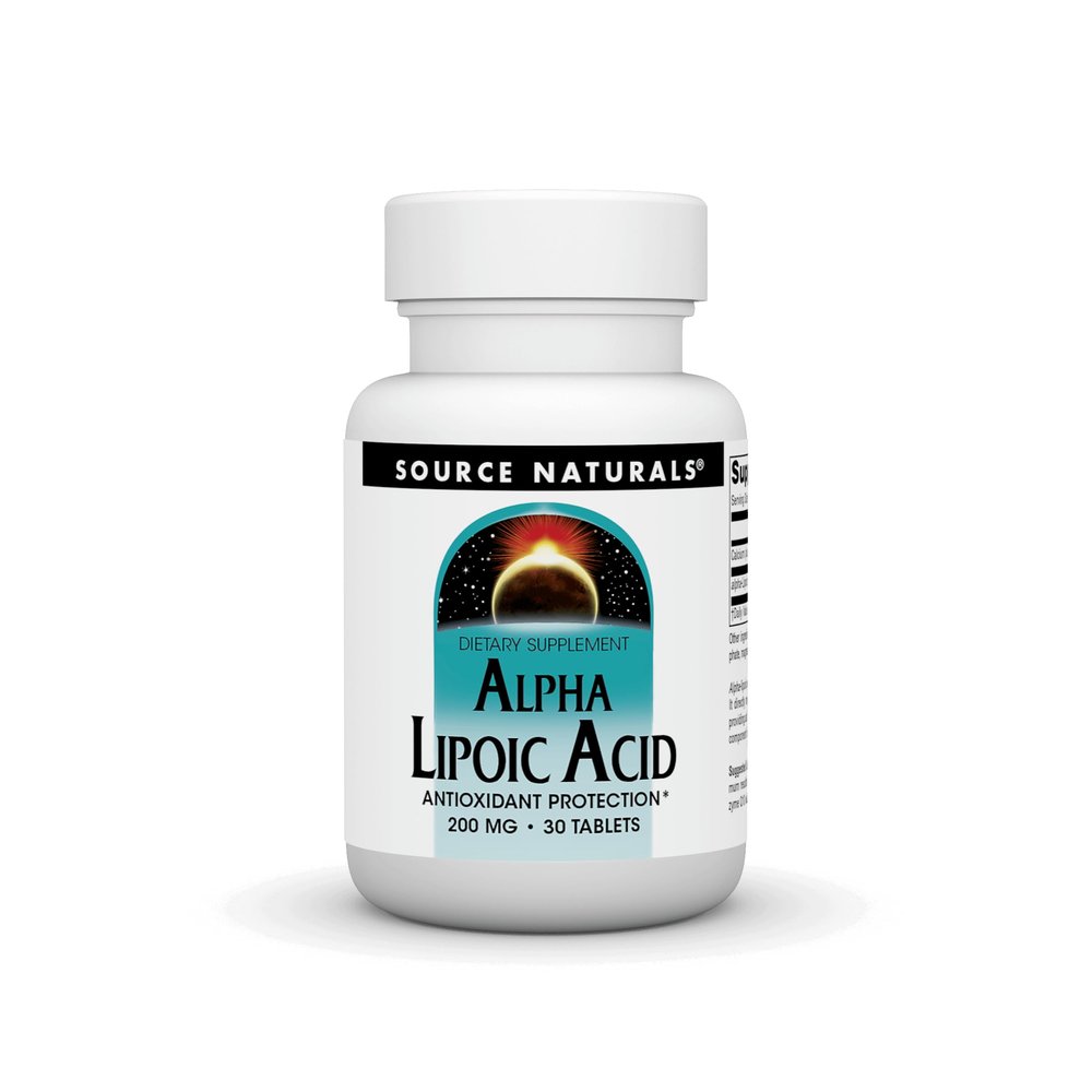Source Naturals Alpha Lipoic Acid, 200 mg - 30 Tablets
