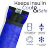 FRIO Cooling Wallet - Insulin Cooler for 45+ Hours of Stress Free On The Go - Blue - Individual view 3