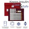 FRIO Cooling Wallet - Insulin Cooler for 45+ Hours of Stress Free On The Go - Red - XL view 3