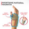 Thermokin Wrist Wrap, One Piece Wrap Around Provides Soft Support at the Wrist, Easy Application, Beige, Small/Medium view 4
