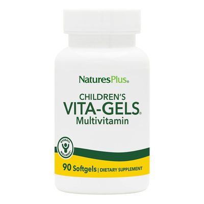 NaturesPlus Childrens Vita-Gels Multivitamin, Natural Orange Flavor - 90 Softgels - Gluten Free - 90 Servings