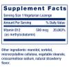 Life Extension Vitamin B12 Methylcobalamin 500mcg - Vitamin B12 Supplement for General Energy and Brain Health - Sugar Free Vegetarian Lozenges Dissolve in Your Mouth - Once Daily - 100 Count view 3