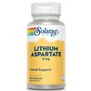 SOLARAY Lithium Aspartate Supplement 5 mg for Men & Women - Daily Trace Mineral Support, Low Dose Lithium Supplement Capsules - 100 Veg Cap Ct view 1