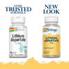 SOLARAY Lithium Aspartate Supplement 5 mg for Men & Women - Daily Trace Mineral Support, Low Dose Lithium Supplement Capsules - 100 Veg Cap Ct view 2