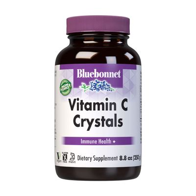 Bluebonnet Nutrition Vitamin C Crystals, for Immune Health, for Antioxidant Protection, Soy Free, Gluten Free, Non-GMO, Kosher, Dairy Free, Vegan, Powder, 8.8 oz (250 g)