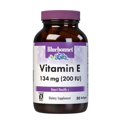 Bluebonnet Vitamin E 200 IU Mixed Softgels, 50 Count