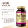 Solgar Female Multiple, 120 Tablets - Multivitamin, Mineral & Herbal Formula for Women - Advanced Phytonutrient - Vegan, Gluten Free, Dairy Free, Kosher - 40 Servings view 3