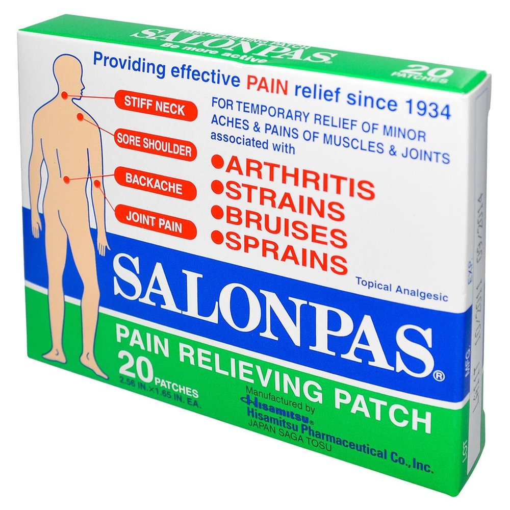 Salonpas Pain Relieving Patch 20 Ct