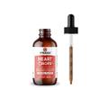 Strauss Naturals Heart Drops  Natural Mistletoe & Aged Garlic Extract Heart Health Supplement  Helps Maintain Healthy Cardiovascular System  Vegan & Non-GMO  100 ml Bottle view 1
