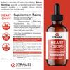 Strauss Naturals Heart Drops  Natural Mistletoe & Aged Garlic Extract Heart Health Supplement  Helps Maintain Healthy Cardiovascular System  Vegan & Non-GMO  100 ml Bottle view 2