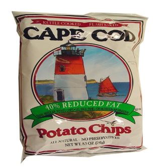 Cape Cod Potato Chips Reduced Fat 8.5oz. (4 Bags)