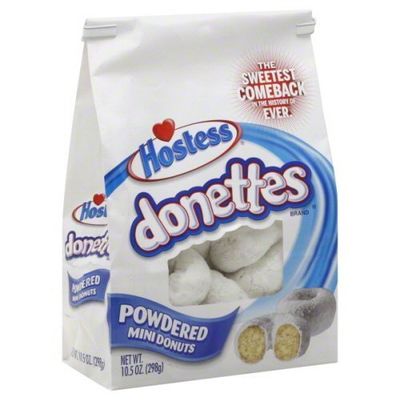 Hostess Donettes Powdered Mini Donuts, 11.5 Oz. Net (Pack of 2)