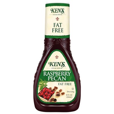 Ken's Steak House Fat Free Raspberry Pecan Dressing (9 Fl Oz (Pack of 3))