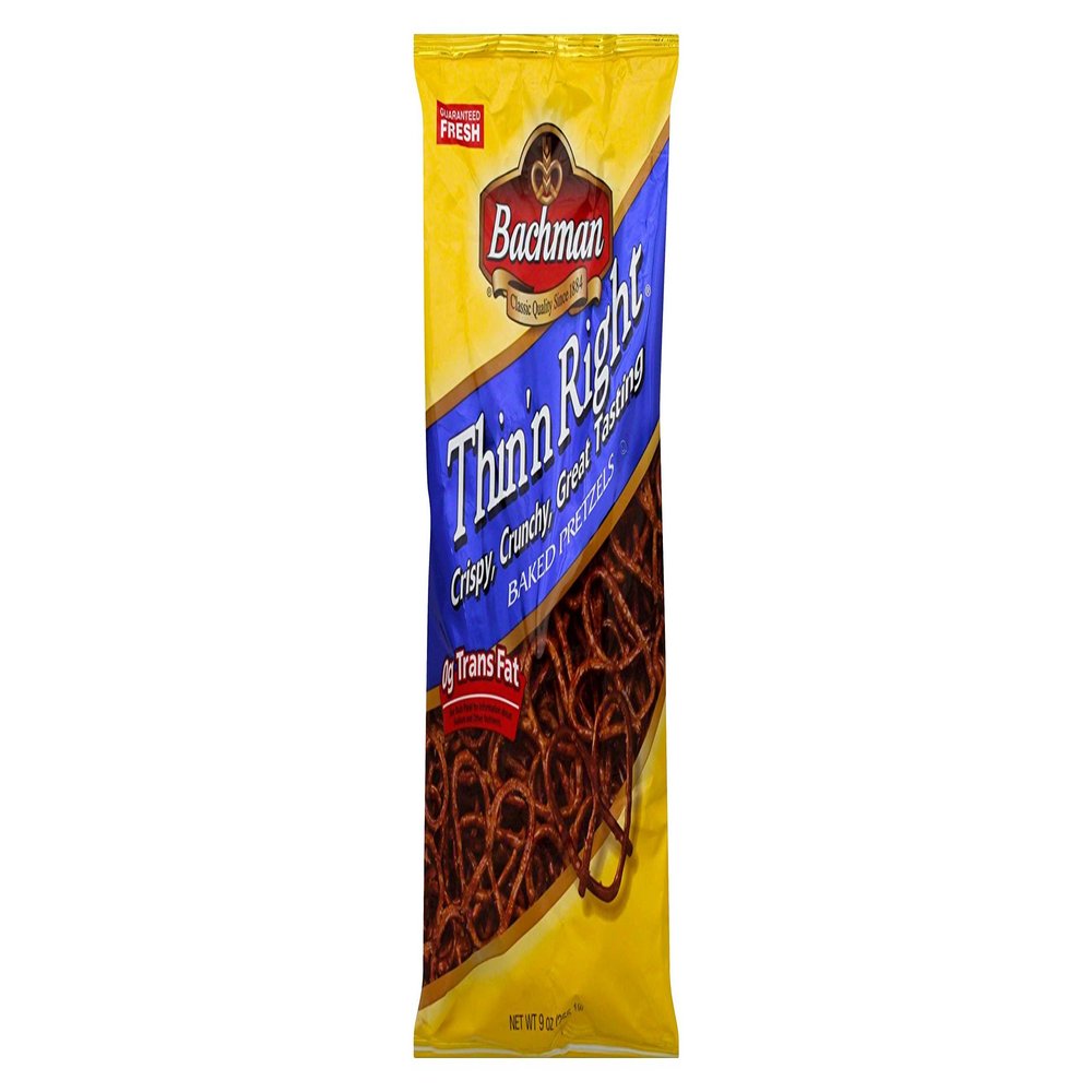 Bachman, Thin N'Right Pretzels, 9 Ounce