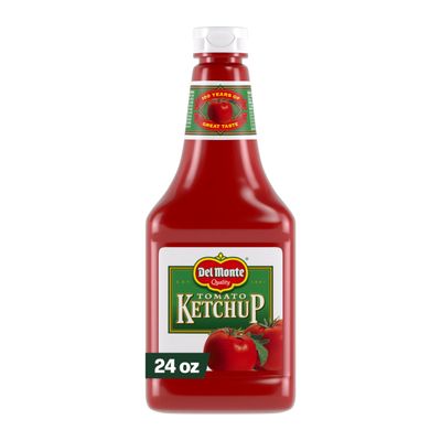 Del Monte's Classic Tomato Ketchup, 24 oz. The Perfect Blend of Sweet and Tangy in a Convenient Family Sized Bottle