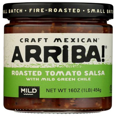Arriba! Mild Red Salsa, 16-Ounce Glass (Pack of 6)