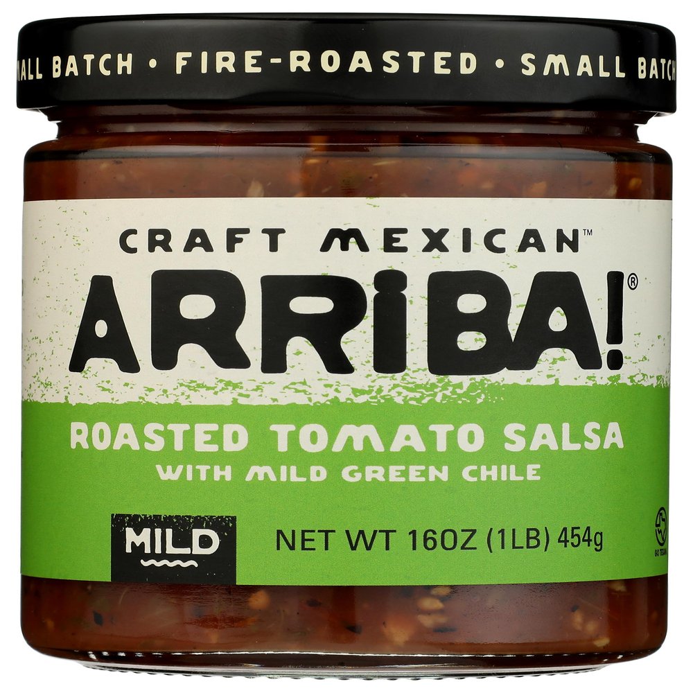 Arriba! Mild Red Salsa, 16-Ounce Glass (Pack of 6)