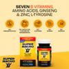Super Macho, High Potency B Vitamins and Amino Acids, Fuel for Today's Active Men, No Caffeine, No Sugar, Dietary Supplement, Made in USA,50 Softgels view 2