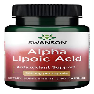 Swanson Alpha Lipoic Acid - Antioxidant Activity Supplement - 300 mg 60 Capsules