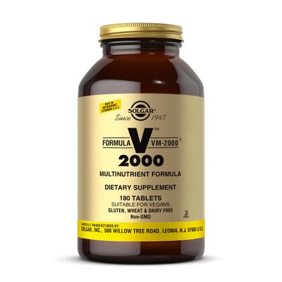 Solgar, Formula Vm 2000 Multinutrient System, 180 Count