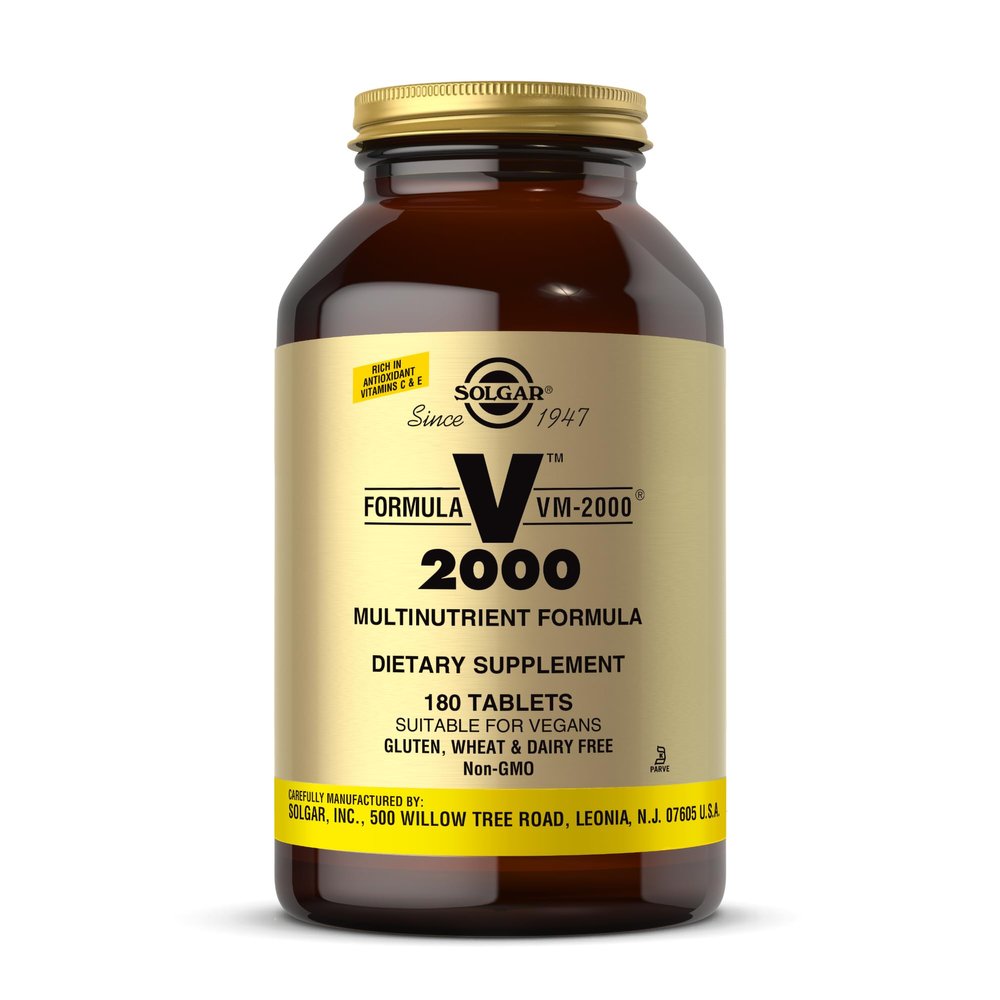 Solgar, Formula Vm 2000 Multinutrient System, 180 Count