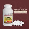 GeriCare Aspirin Tablets 325mg - Pain Reliever and Fever Reducer Uncoated Aspirins for Adults & Kids 12+ (NSAID) Great for Headache, Toothache, Arthritis, Menstrual & Muscle Pain (Bottle of 1,000) view 2
