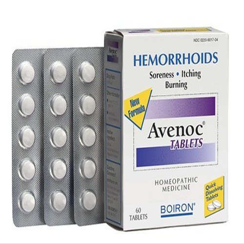 Boiron Avenoc for Hemorrhoid Relief, 60 Tablets