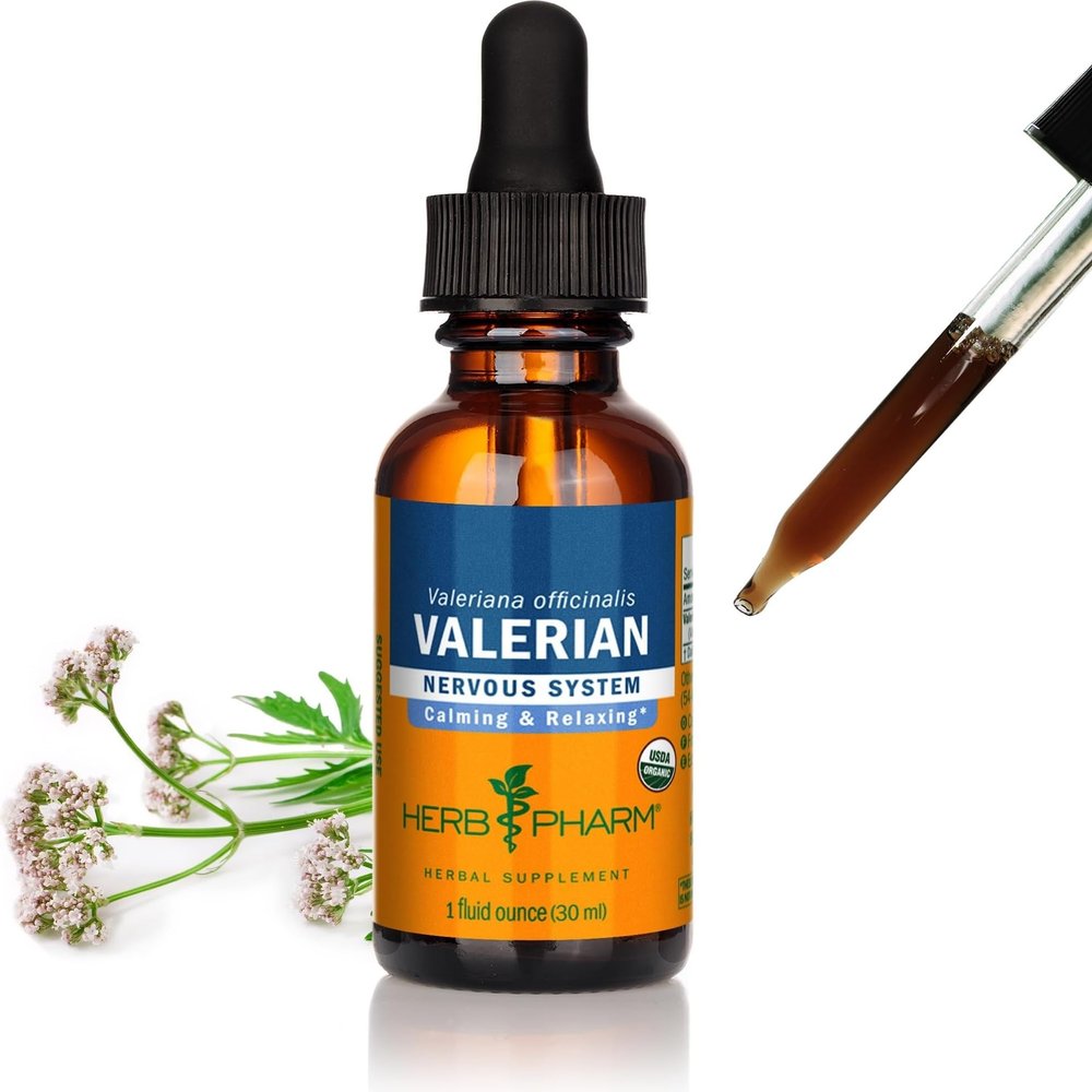 Herb Pharm Valerian Liquid Extract: USDA Organic Calming Valerian for Sleep & Relaxation, Fast-Absorbing Liquid Herbal Supplement with Valerian Root & Rhizome, Up to ~3 Week Suppl, 1 oz*