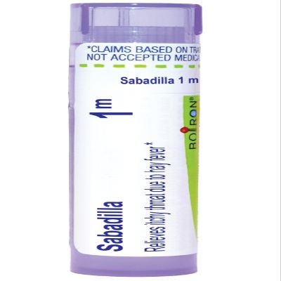 Boiron Sabadilla 1M for Itchy Throat Due to Hay Fever - 80 Pellets