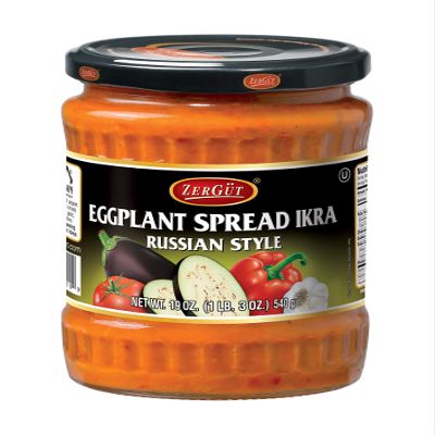 ZerGut Russian Style Eggplant Spread Ikra, 19.0 ounce
