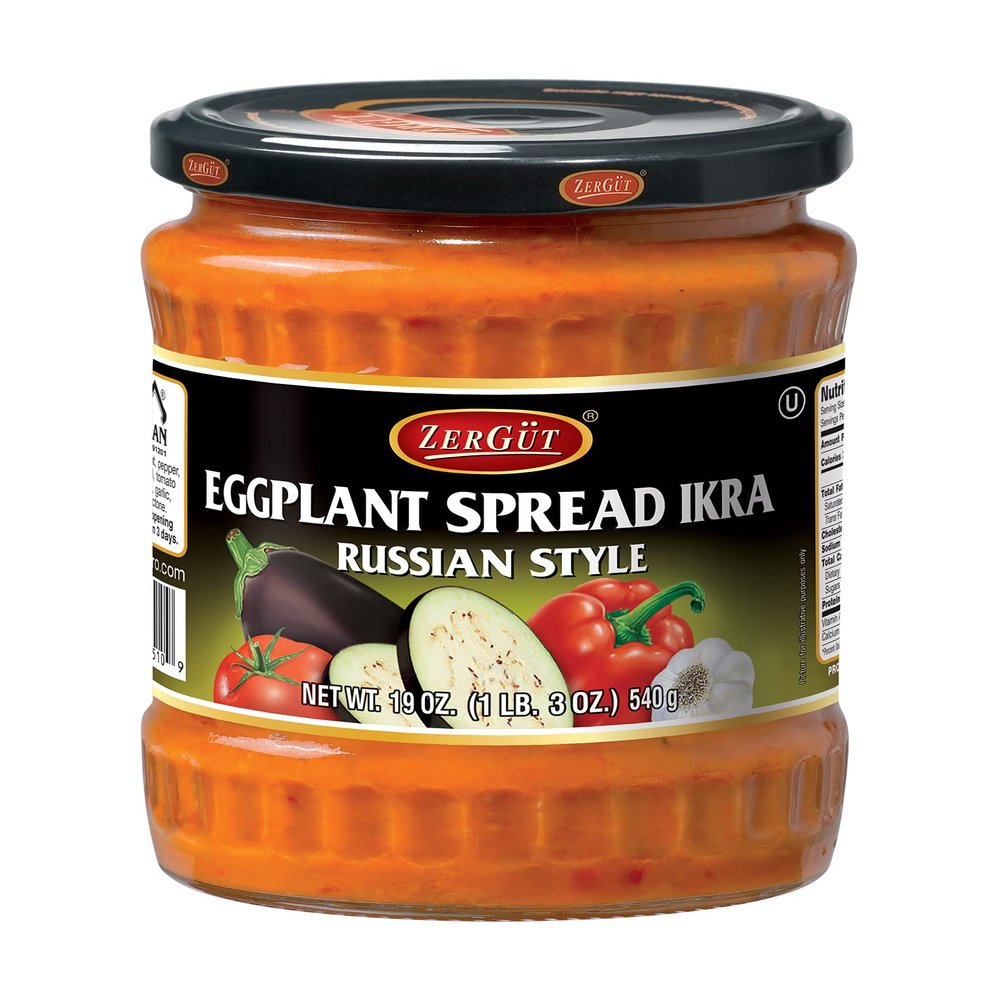 ZerGut Russian Style Eggplant Spread Ikra, 19.0 ounce
