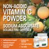 Bronson Non Acidic Vitamin C Powder Sodium Ascorbate Non GMO Soluble Fine Crystals - Healthy Immune System, Antioxidant and Cell Protection - 1 Pound (16 Oz, 454 Grams) view 3