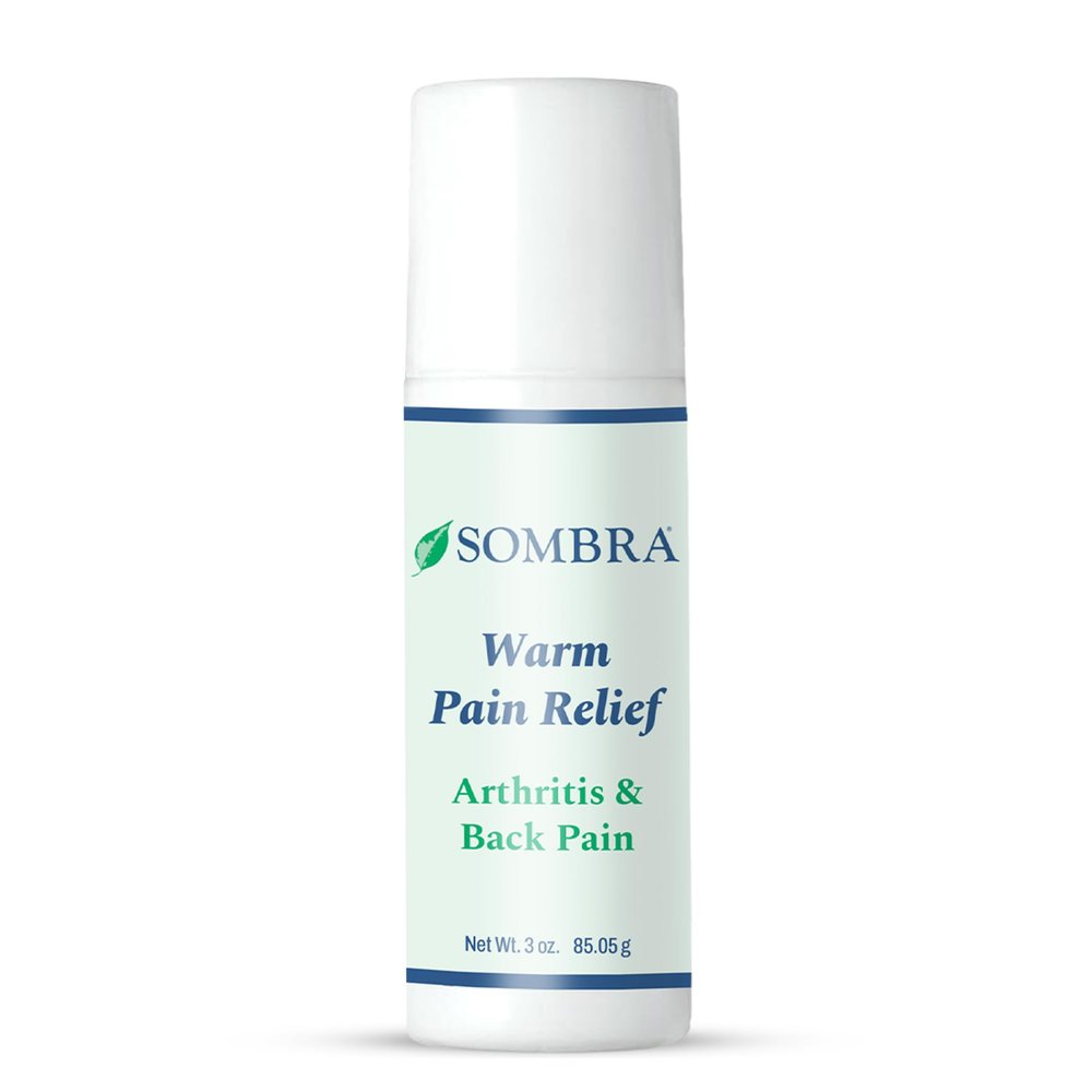 Sombra Warm Pain Relief 3 oz Roll-On Arthritis, Back Pain & Pre-Exercise