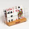 SP Ableware Double Tiered Clear Plastic Playing Card Holder - Holds Up to 18 Cards (712540112) view 1