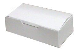 1/2 Pound White Candy Box