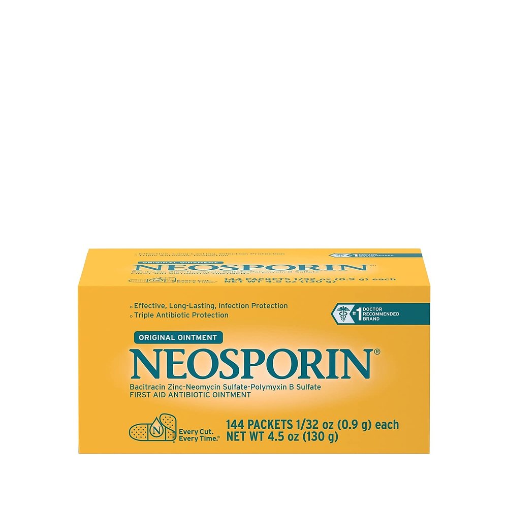 Neosporin 512376900 Antibiotic Ointment.031 oz. Capacity Packet (Pack of 144), Yellow
