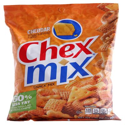 General Mills Chex Mix Chex Snack Mix - Cheddar, 8.751-Ounce Bags (Pack of 12)