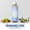 Dr. Bronner's Un-Scented Baby Mild Pure-Castile Liquid Soap, 475ml Bottle view 3
