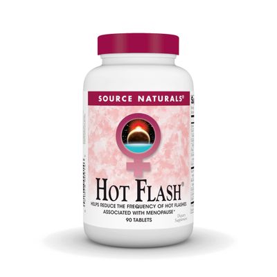 Source Naturals Hot Flash, Helps Reduce The Frequency of Hot Flashes* - 90 Tablets
