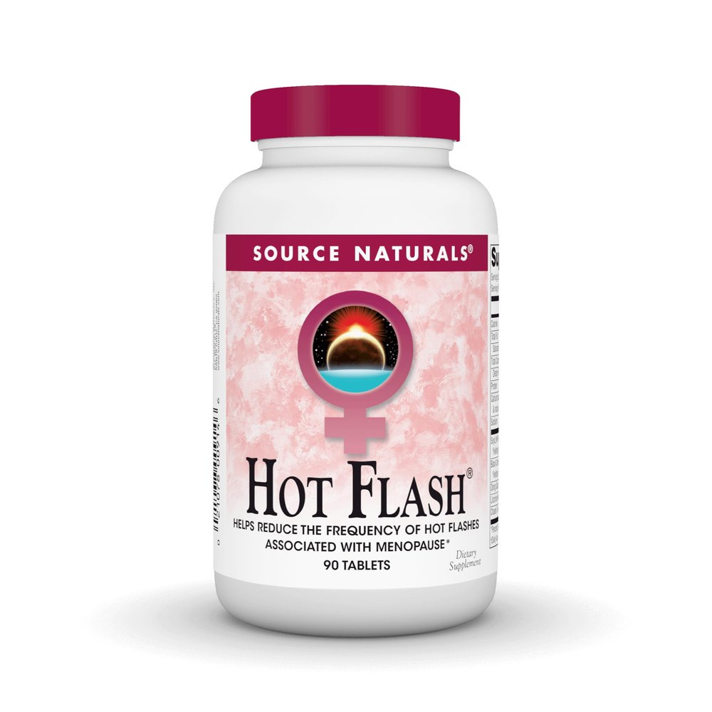 Source Naturals Hot Flash, Helps Reduce The Frequency of Hot Flashes* - 90 Tablets