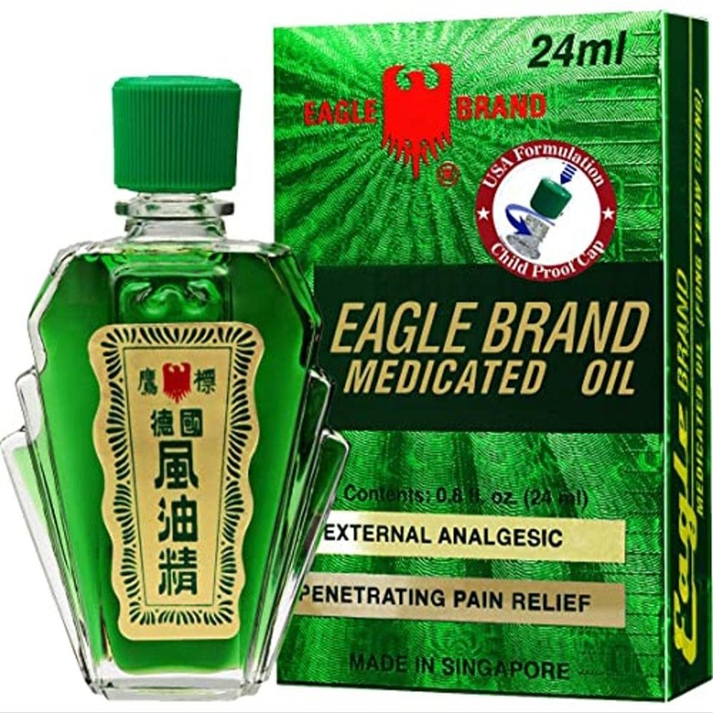 Eagle Brand Medicated Oil, 0.81 Fl Oz (Pack of 1)
