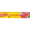 Glad Cling N Seal Plastic Food Wrap, 200 Square Foot Roll (Package May Vary) view 1