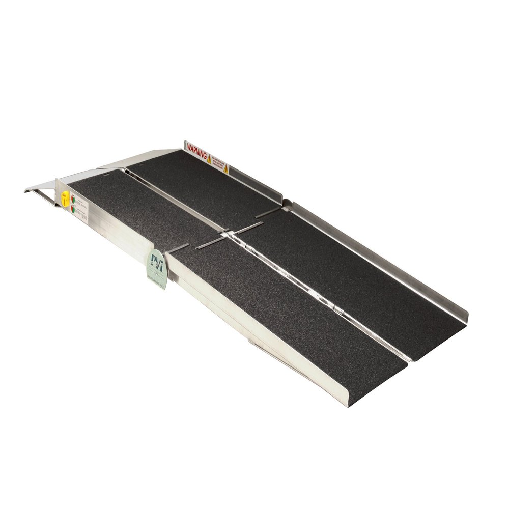 Prairie View Industries Portable Multi-Fold Reach Wheelchair Ramp, 41 Pound