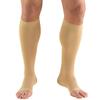 Truform 20-30 Mmhg Compression Stocking for Men & Women, Knee High Length, Open Toe, Beige, Large view 1