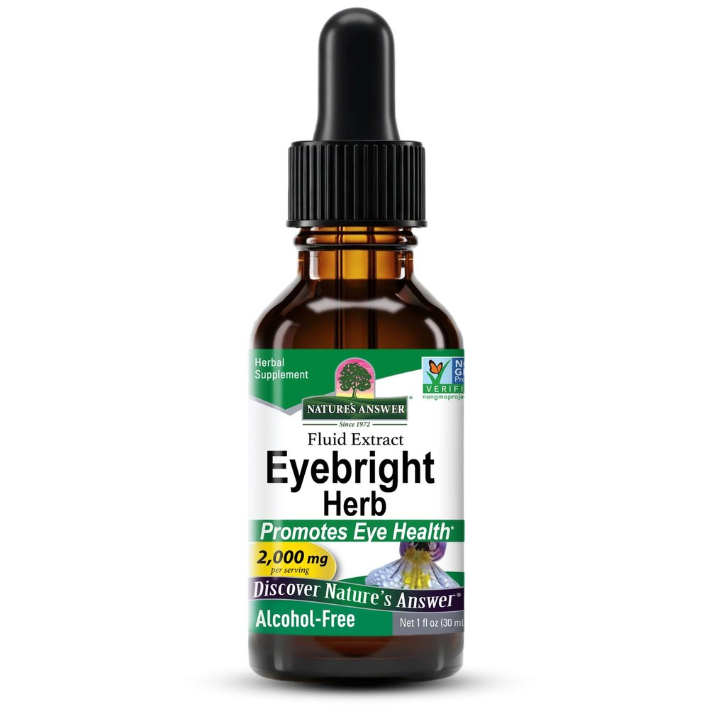 Nature's Answer Eyebright Herb Extract - 1oz, Non-GMO, Vegan, Kosher