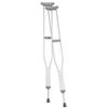 Carex Push Button Aluminum Crutches, Height Adjustable Crutches Adult Size Fits Individuals from 5'10" to 6'6", Completely Assembled with Crutch Pads, Hand Grips and Crutch Tips, Tall view 3