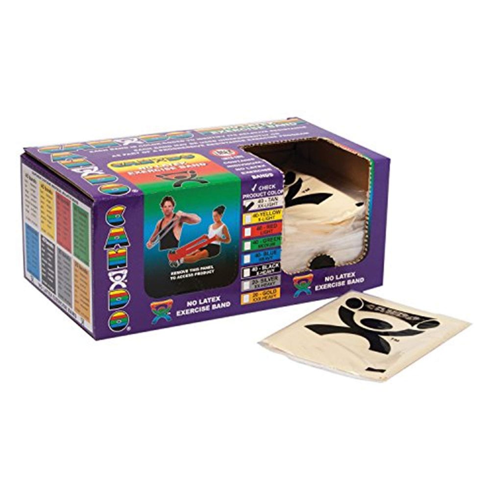 CanDo Bulk Latex Free Exercise Band, X-Light Tan