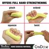 CanDo TheraPutty Standard Hand Exercise Putty for Rehabilitation, Exercises, Hand Therapy, Occupational Therapy, Hand Strengthening, Improve Motor Skills, Stress Relief, Yellow: X-Soft, 50 lb view 3